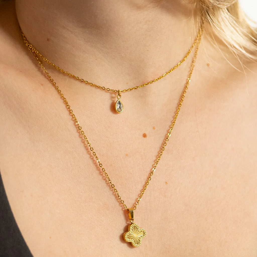 Teardrop Birthstone Charm