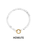 Howlite Charm Bracelet