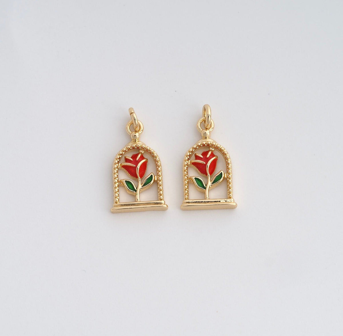 Red Rose Charm