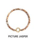 Picture Jasper Charm Bracelet