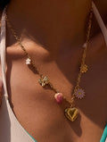 Floral Charm Necklace